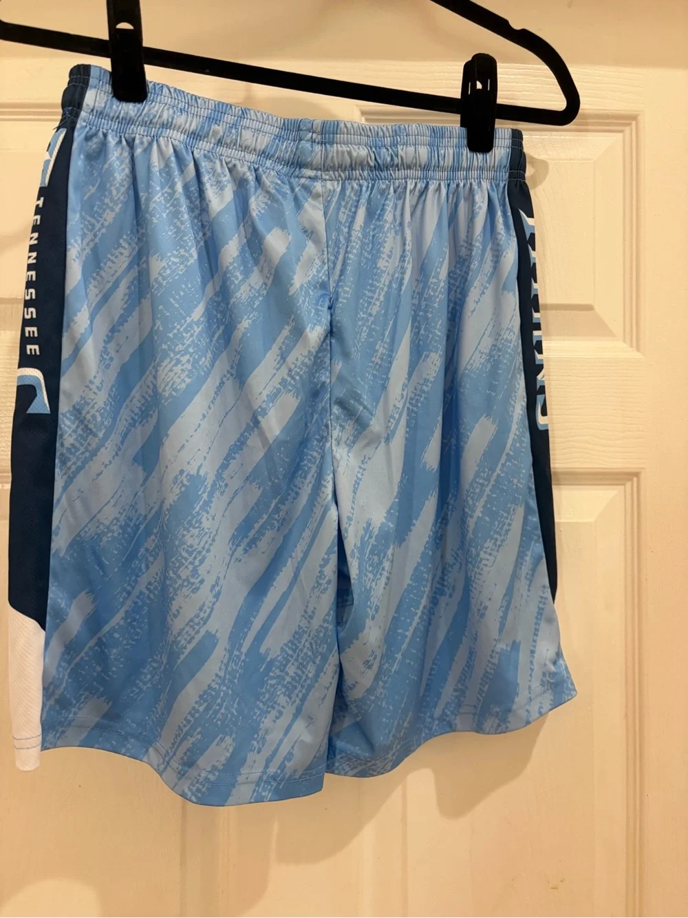 NFL Tennessee Titans Team Apparel Shorts Men’s Small Blue Athletic Training Gym